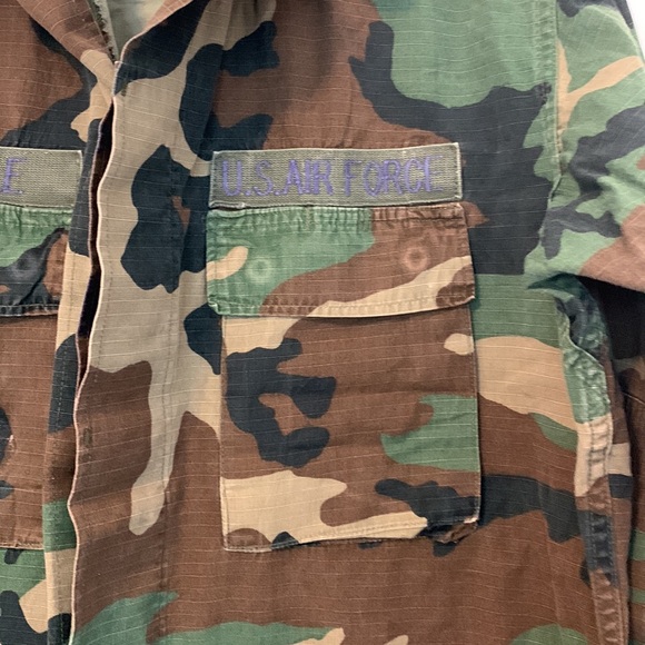 MENS US AIR FORCE CAMO SHIRT MEDIUM - Picture 2 of 8